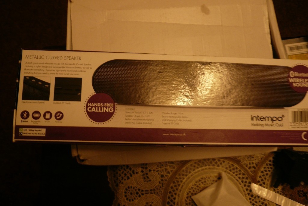 intempo curved speaker